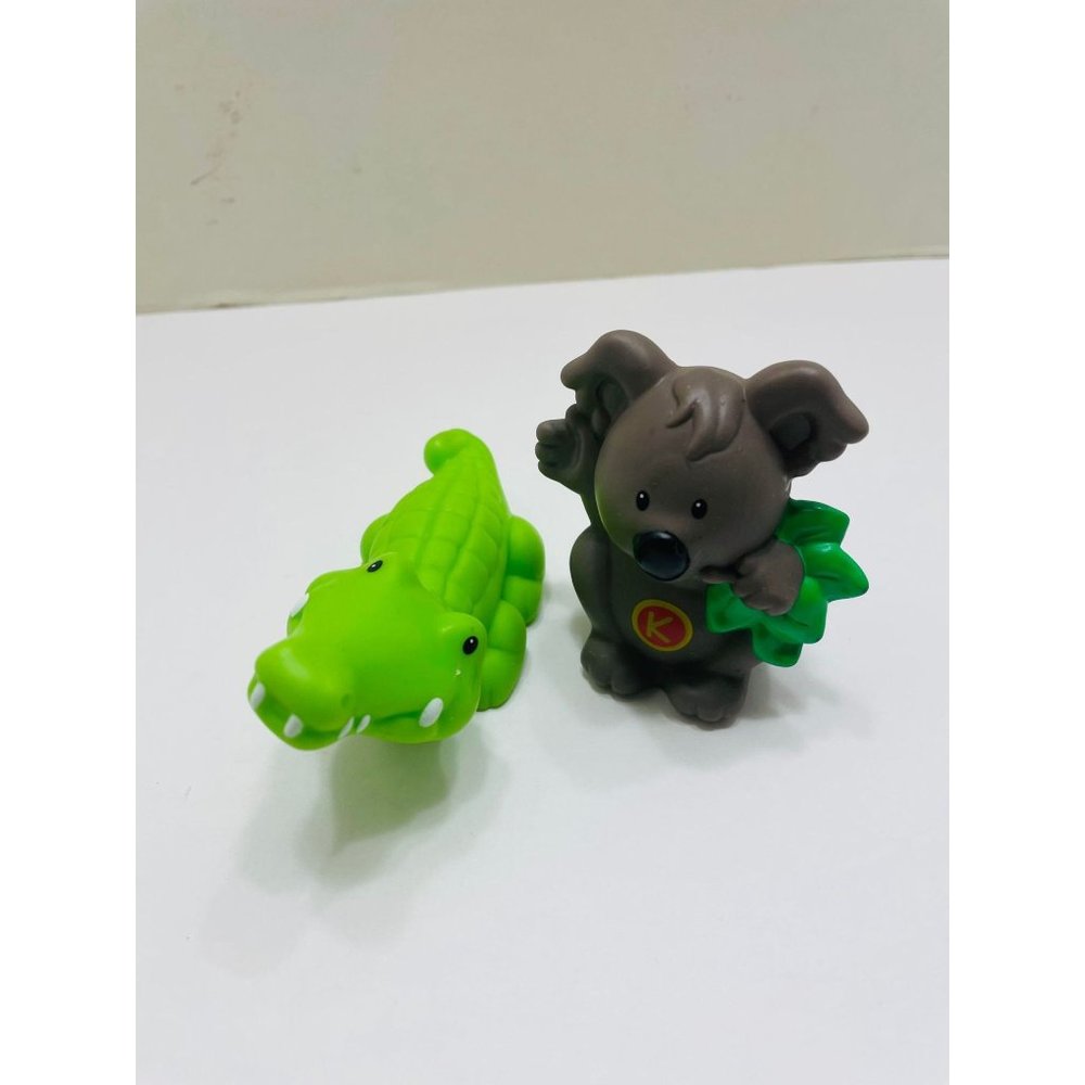 Little People Lot of 2 Alphabet Animals Alligator Koala Replacement Figures